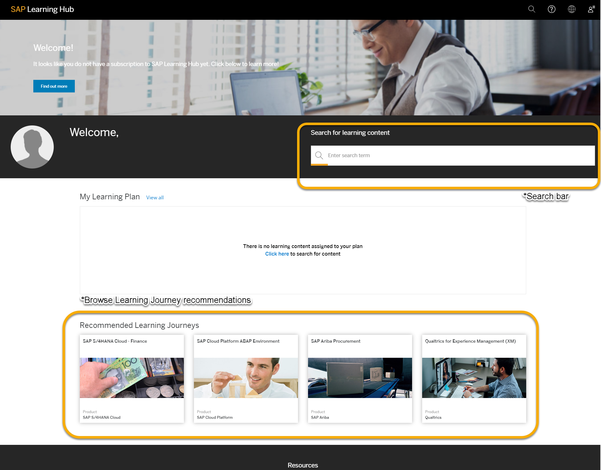 SAP Learning Hub Help Center